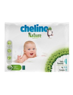 Pañales Chelino Nature T4 - (9-15 kg)  34 unidades