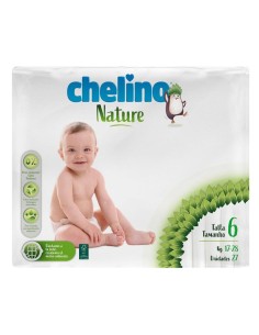 Pañales Chelino Nature T6 (17-28 kg) - 27 unidades