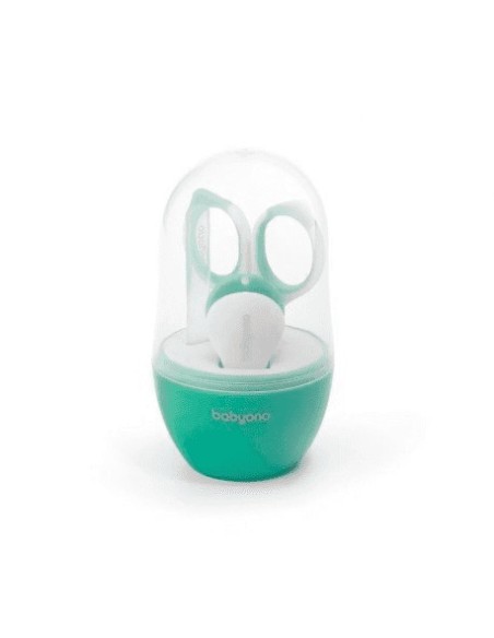 set-manicura-bebe-verde-babyono-1.jpg – Set completo manicura BabyOno verde.