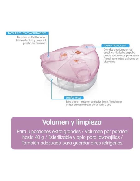 Dosificador rosa - Mam Baby