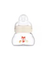 Biberón de cristal neutro 90ml - Mam Baby