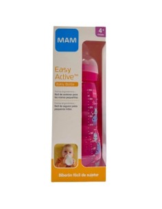 Biberón Easy Active 330ml rosa - Mam Baby 2