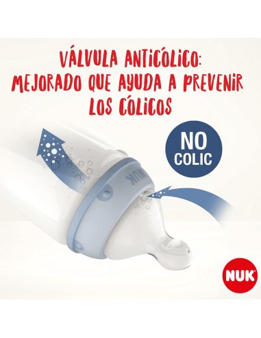 Biberón First Choice Flow Control 300ml (6-18M) - NUK