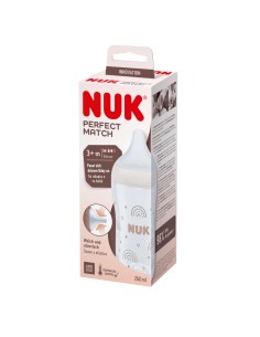 Biberón Perfect Match "arcoíris" (0-6M) 260ml - NUK 2