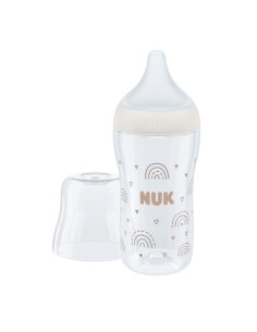 Biberón Perfect Match "arcoíris" (0-6M) 260ml - NUK