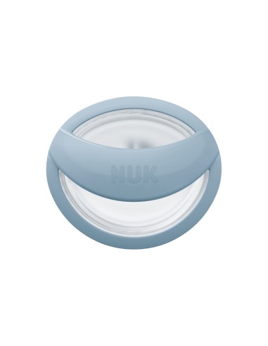 Chupete Mommy Feel azul-gris pack 2 uds. 0-9M NUK