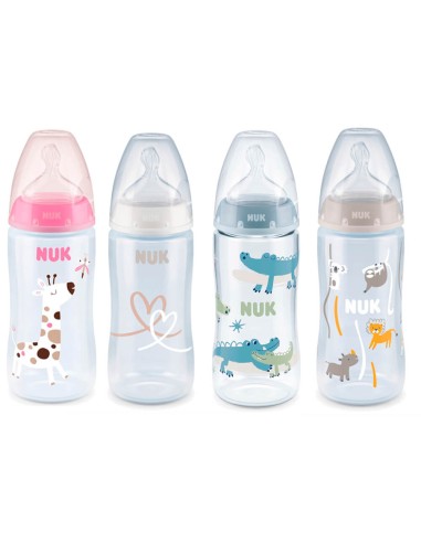 Biberón First Choice Flow Control 300ml (6-18M) - NUK