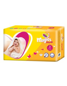 Pañales Talla 3 Magics Easysoft 54uds. (6-10 kg).