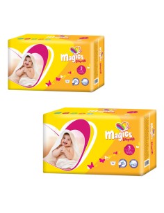 Pañales Magics Talla 3 Easysoft con 108uds. (6 - 10 kg).