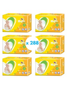 Pack Pañales Magics Talla 4 Easysoft 288uds. 6 paquetes (9 - 14 kg)