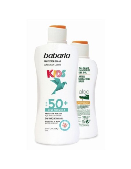 Babaria Leche Infantil SPF50 200 ml - Protección solar para niños