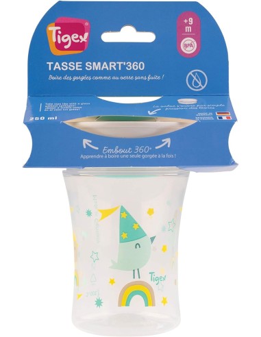 Vaso Smart 250ml 9M+ Tigex
