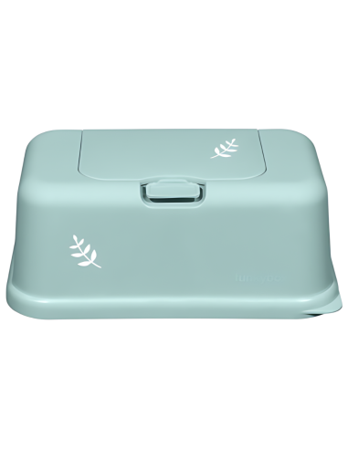 Comprar dispensador de toallitas menta con hojas- Nappy