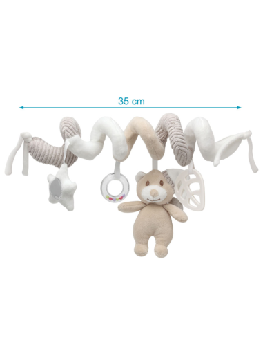 compra barato Peluche espiral osito beige | Kiokids - Nappy.es
