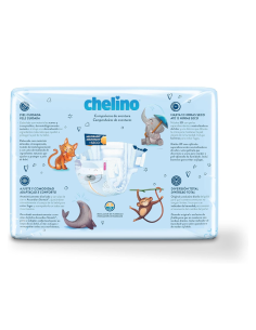 Pañales Chelino Talla 4 (9–15 kg) 34uds 2