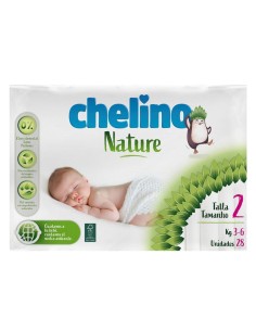 Pack 4 Pañales Chelino Nature T2 (3-6 kg) 112 Uds 2