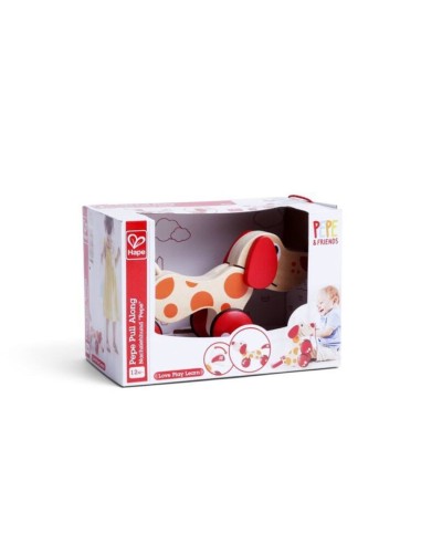 Oferta perrito Pepe de arrastre Hape (+12M) - Nappy.es