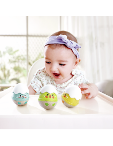 Sonajeros Tambaleantes de Polluelos |Hape - Nappy.es