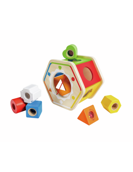 Compra uguete de madera clasificador de formas | Hape - Nappy.es