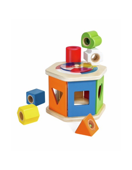 Compra uguete de madera clasificador de formas | Hape - Nappy.es