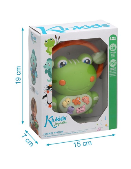 Juguete ranita musical | Kiokids - Nappy.es