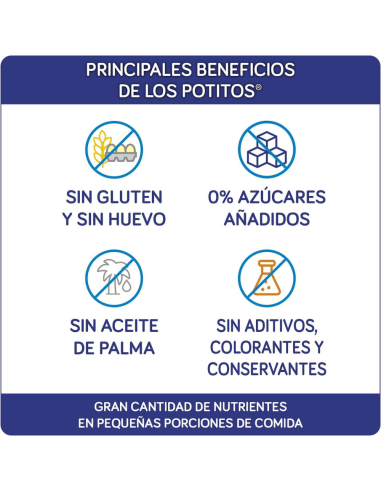 Potito manzana, naranja y plátano con galleta | Nutribén - Nappy.es