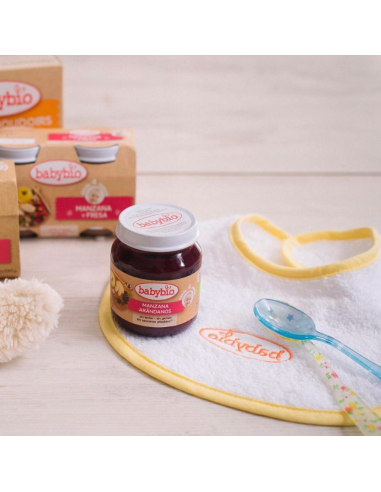 Oferta Potito manzana y arándanos tarrito 130g. +4M BabyBio