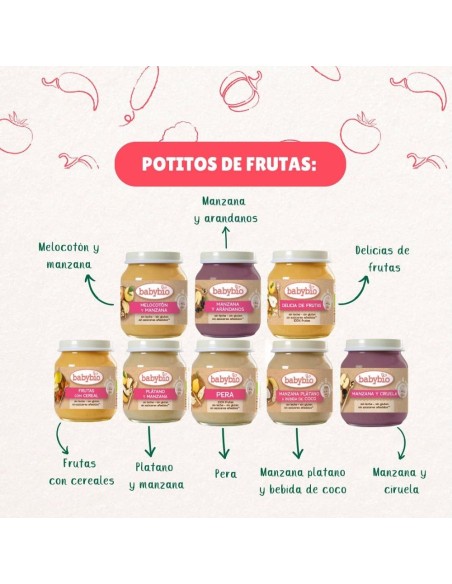 Oferta Potito manzana, plátano y coco tarrito 130g. +4M BabyBio