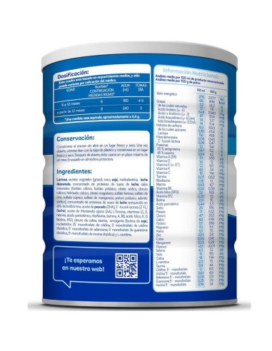 Pack 4 uds. Leche Continuación 2 Nutribén 800gr | Nutribén - Nappy.es