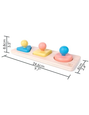 Puzle Espejos Montessori +3m Hape | Hape - Nappy.es