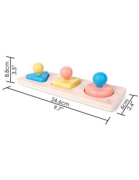 Puzle Espejos Montessori +3m Hape | Hape - Nappy.es