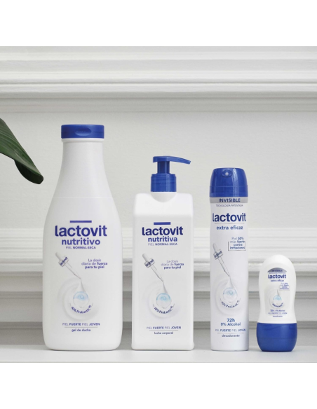 lactovit-leche-corporal-nutritiva-400ml-6.jpg – Ambientación en rutina de cuidado corporal