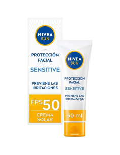 Protección facial hipoalergénica FPS50 (50ml) | Nivea Sun - Nappy.es