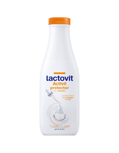 lactovit-gel-bano-protector-activit-550ml-1.jpg – Vista frontal del Gel de Baño Protector Activit Lactovit 550 ml.