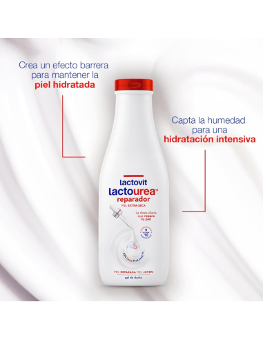 lactovit-gel-bano-reparador-lactourea-550ml-5.jpg – Imagen trasera con ingredientes y modo de uso.