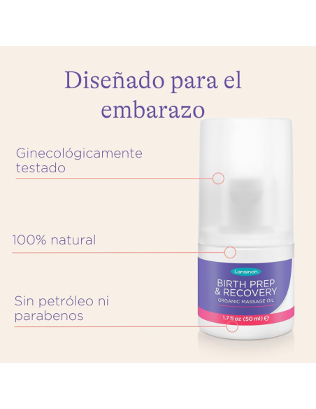 Aceite Orgánico Preparto 50 ml Lansinoh