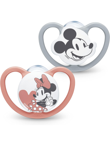 Pack chupetes Disney Mickey Mouse 6-18M NUK