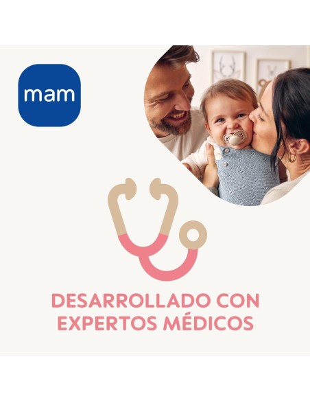Biberón Anti-Cólicos color azul 320ml Mam Baby