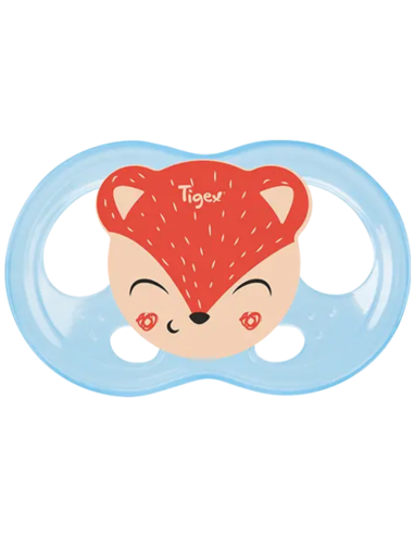 Pack de chupetes Soft Touch Conejo y Zorro 0-6M Tigex