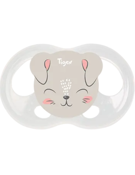 Pack de chupetes Soft Touch Conejo y Zorro 0-6M Tigex