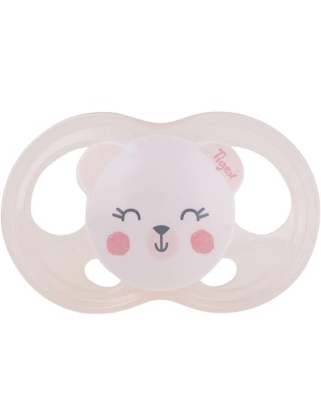 Pack de chupetes Soft Touch Osa y Conejo 6-18M Tigex