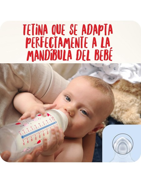 Biberón First Choice + PP Flow Control 300ml (6-18M) NUK