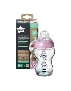 Biberón cristal rosa 250ml - Tommee Tippee 2