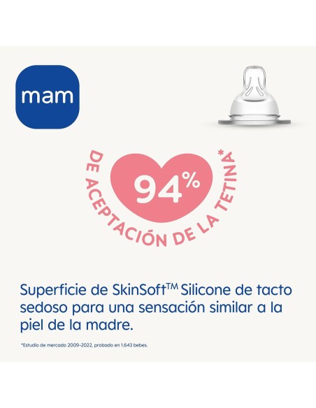 Tetina silicona nº x  (2 unidades) mam baby