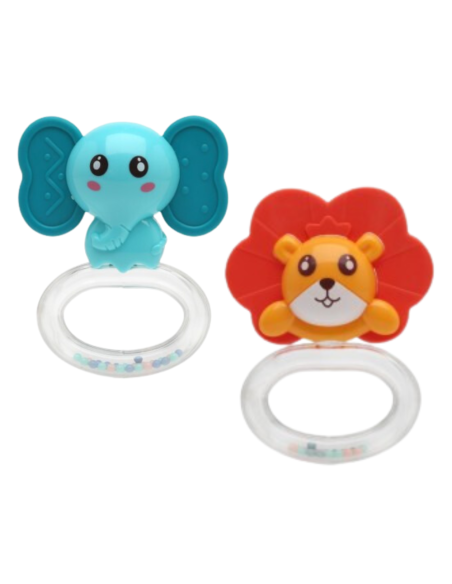 Sonajero mordedor animalitos 3M+ Kiokids
