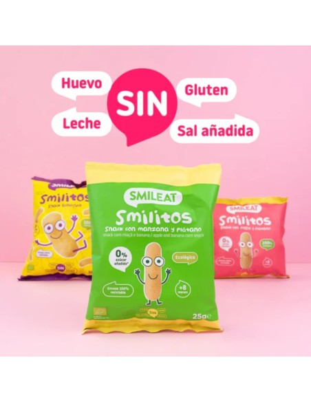 Oferta Smilitos de maíz bolsa 38g. +8M Smileat
