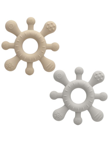 Mordedor silicona estrella 3M+ Kiokids
