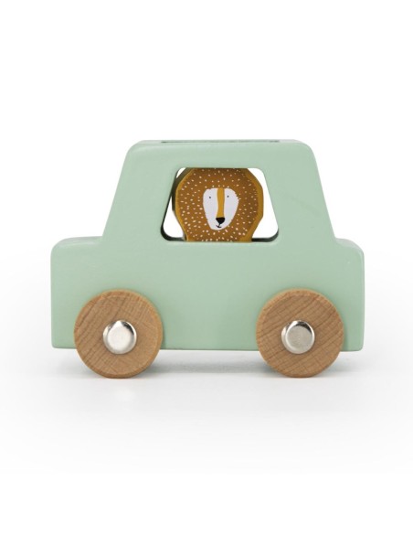 juego-coches-madera-animales-trixie-2.jpg – Detalle de los animales.