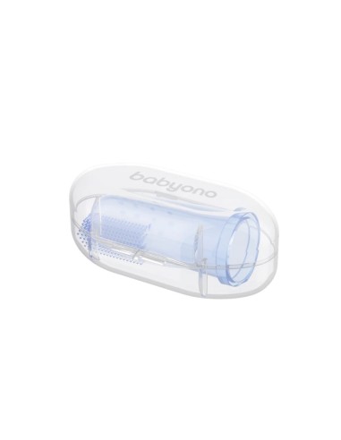 cepillo-dedal-silicona-estuche-babyono-3.jpg – Estuche cerrado para transporte.