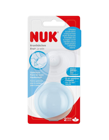 Pezonera silicona con estuche talla M NUK